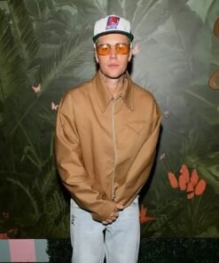 Justin Bieber Singer Billboard Music Award Brown Jacket