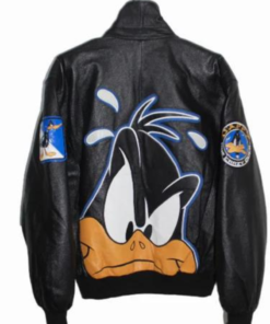 Daffy Duck Classic Looney Tunes Collection Leather Jacket