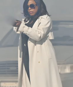 Grotesquerie 2024 Niecy Nash White Trench Coat