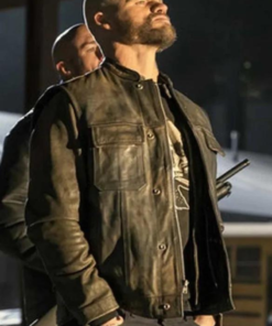 Evan Jones Den Of Thieves Leather Jacket