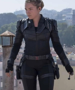 Yelena Belova Thunderbolts 2025 Black Costume Jacket