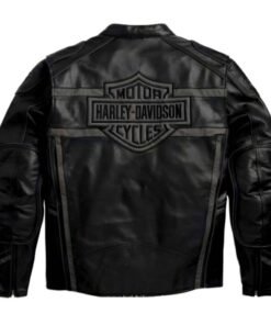 Harley Davidson Luminator 360 Black Leather Jacket