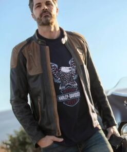 Harley Davidson Triple Vent System Trostel Leather Jacket