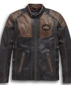 Harley Davidson Triple Vent System Trostel Leather Jacket