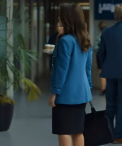 His & Hers 2024 Lacey Chabert Blue Blazer