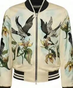 John Legend The Voice S25 Embellished Bird Bomber Jacket