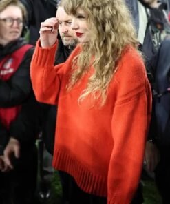 Taylor Swift Chiefs Orange Pullover Jumper