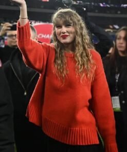 Taylor Swift Chiefs Orange Pullover Jumper