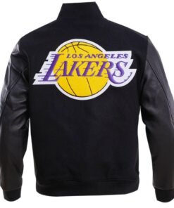 Los Angeles Lakers Gradient Logo Wool Varsity Jacket