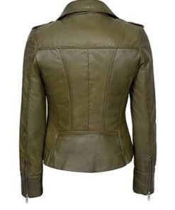 Leona Classic Biker Leather Jacket