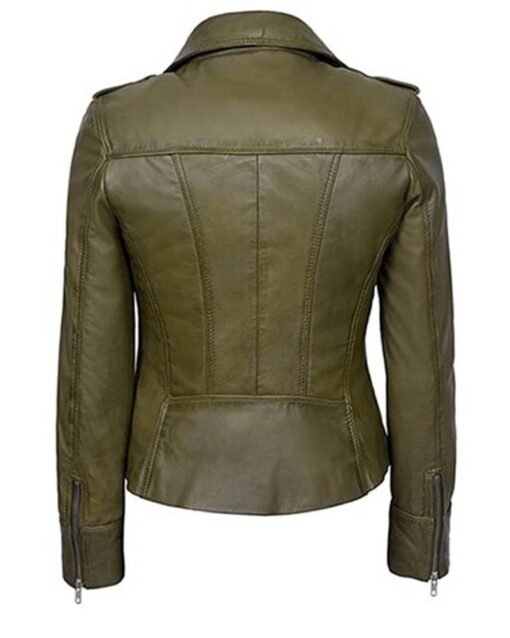 Leona Classic Biker Leather Jacket