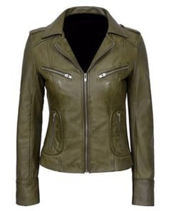 Leona Classic Biker Leather Jacket