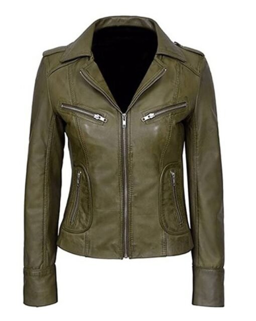 Leona Classic Biker Leather Jacket