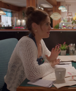 The Magic Of Lemon Drops 2024 Lyndsy Fonseca White Cardigan