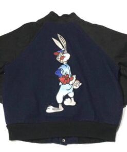 Looney Tunes Bugs Bunny Embroidered Varsity Jacket