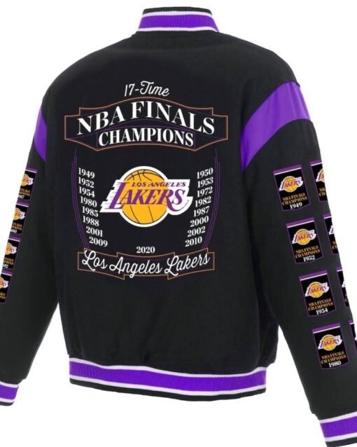 Los Angeles Lakers Champions Full Snap Jacket