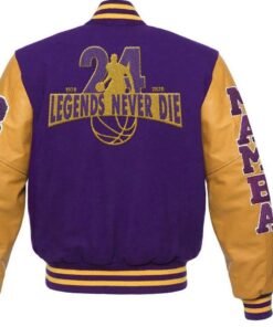 Los Angeles Lakers Kobe Bryant Mamba Letterman Jacket
