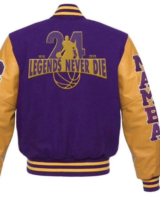 Los Angeles Lakers Kobe Bryant Mamba Letterman Jacket