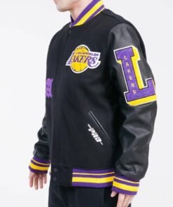 Los Angeles Lakers Old English Wool Varsity Jacket