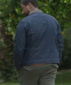 Sean Shrinking Blue Cotton Jacket