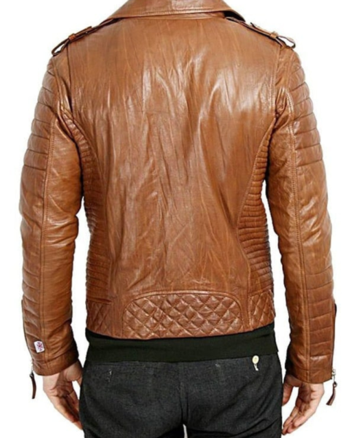 Men’s Boda Skins Kay Michaels Leather Biker Jacket