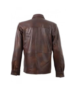 Men’s Classic Vintage Brown Leather Jacket