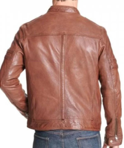 Men’s Brown Motorcycle Leather Jacket