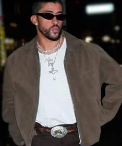 Met Gala After Party Bad Bunny Brown Jacket