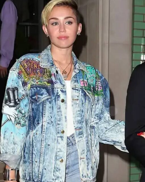 Miley Cyrus Tony Alamo Denim Jacket