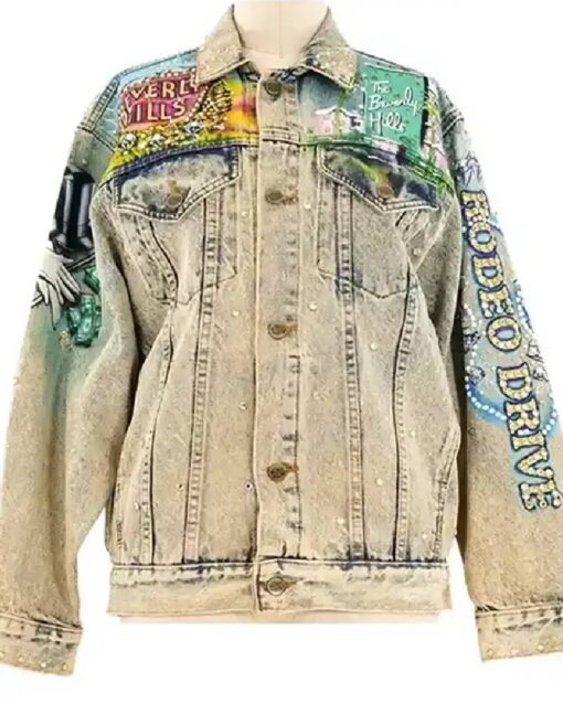 Miley Cyrus Tony Alamo Denim Jacket