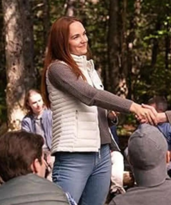 Morgan Kohan Sullivan’s Crossing White Puffer Vest