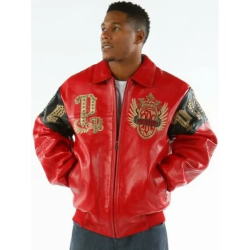 Pelle Pelle Red Men Jacket | Leather Jacket