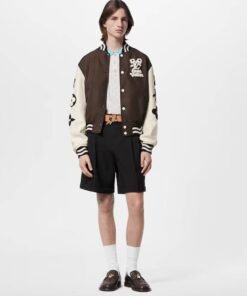 Embroidered Varsity Jacket