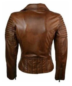 Alicia Biker Leather Jacket