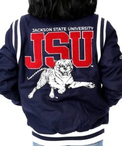 Jackson State University Navy Varsity Wool Jacket
