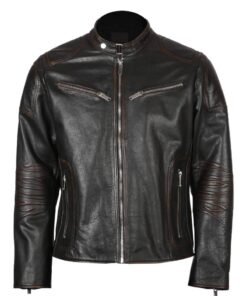 Jordan Biker Leather Jacket