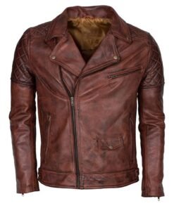 Sam Brando Biker Leather Jacket
