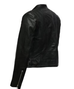 Selah Short Biker Leather Jacket