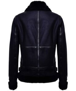 Vera Aviator Biker Leather Jacket