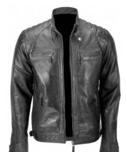 Skull Rider Biker Leather Jacket