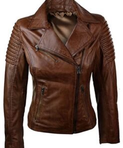 Alicia Biker Leather Jacket