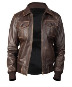 Luis Bomber Leather Jacket