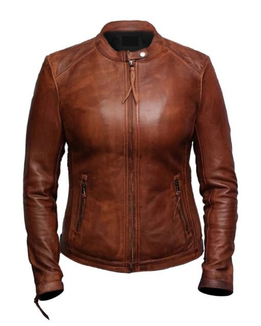 Ayla Biker Leather Jacket