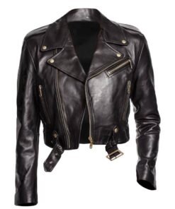 Zoe Biker Leather Jacket