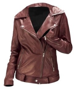 Elina Biker Leather Jacket