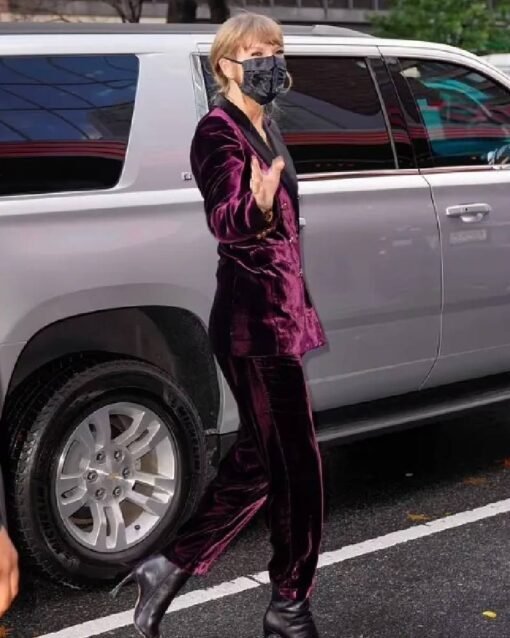 Taylor Swift Velvet Purple Suit