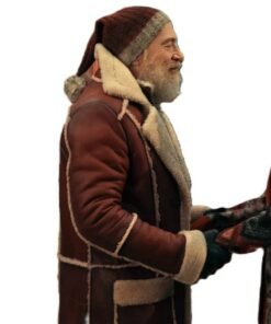 Red One JK Simmons Santa Claus Sherling Coat