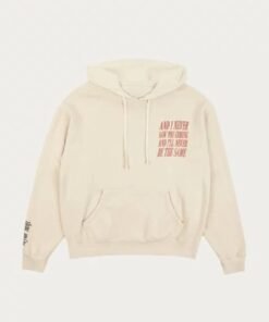 Taylor Swift State Of Grace Cream Hoodie