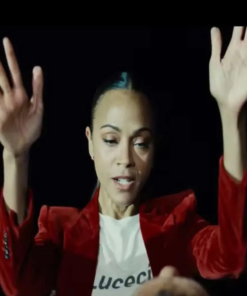 Emilia Perez 2024 Zoe Saldana Red Blazer