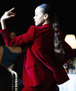 Emilia Perez 2024 Zoe Saldana Red Blazer